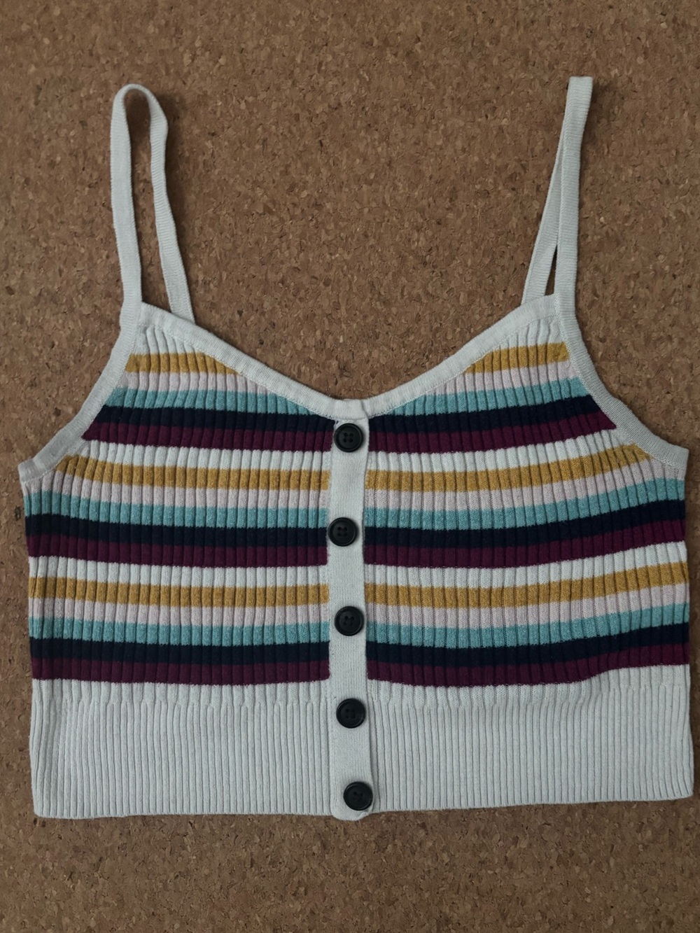 Striped Crop Top